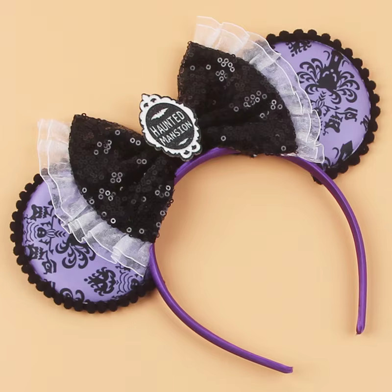 Disney Mickey Maus Ohren Stirnband, Pailletten, Unisex - Bild 2