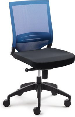 Mayer Sitzmöbel Drehstuhl blau mit Rollen, B/H: 65 x 60 cm - Bild 1