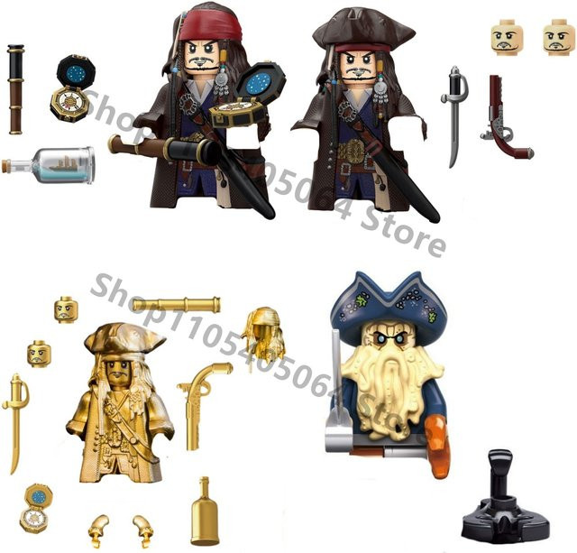 Hasbro MOC Baustein-Minifigur Turban-Pirat, Actionfigur, Einzelfigur - Bild 1