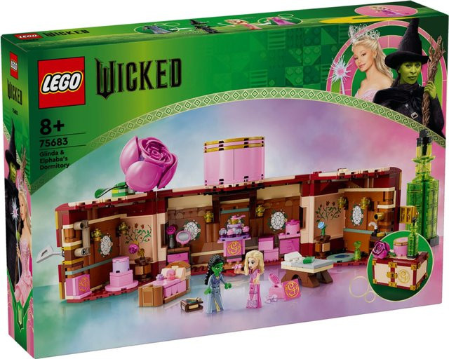 LEGO Wicked Glindas und Elphabas Schlafschloss Klemmbausteine 8+ - Bild 1