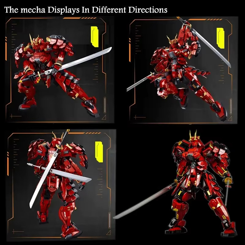 Sluban Flammenkrieg-Krieger Mecha, Baustein-Set, 923 Teile - Bild 5