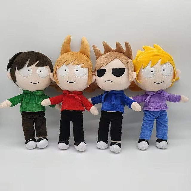 Yiran Health & Beauty Eddsworld Tord Plüschfigur, 4-teiliges Set - Bild 1