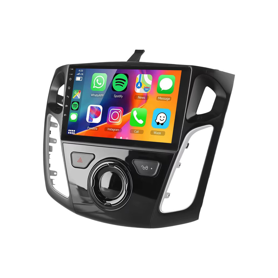 ESSGOO Android 15 Autoradio mit 9 Zoll IPS Touchscreen für Ford Focus MK3 2011-2018, Wireless Carplay, Android Auto, GPS, WiFi und Bluetooth, Schwarz - Bild 7