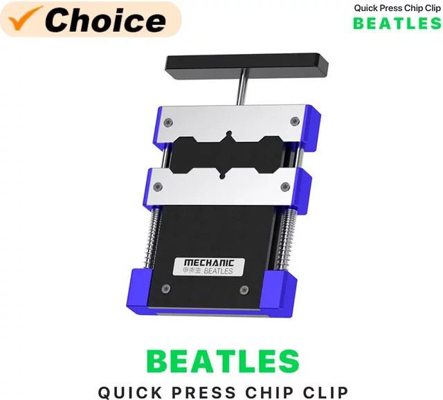 MECHANIC BEATLES Quick Press Chip Clip Hochtemperaturbeständige Motherboard IC CPU BGA Fixierklemme für die Handy-Reparatur - Bild 1