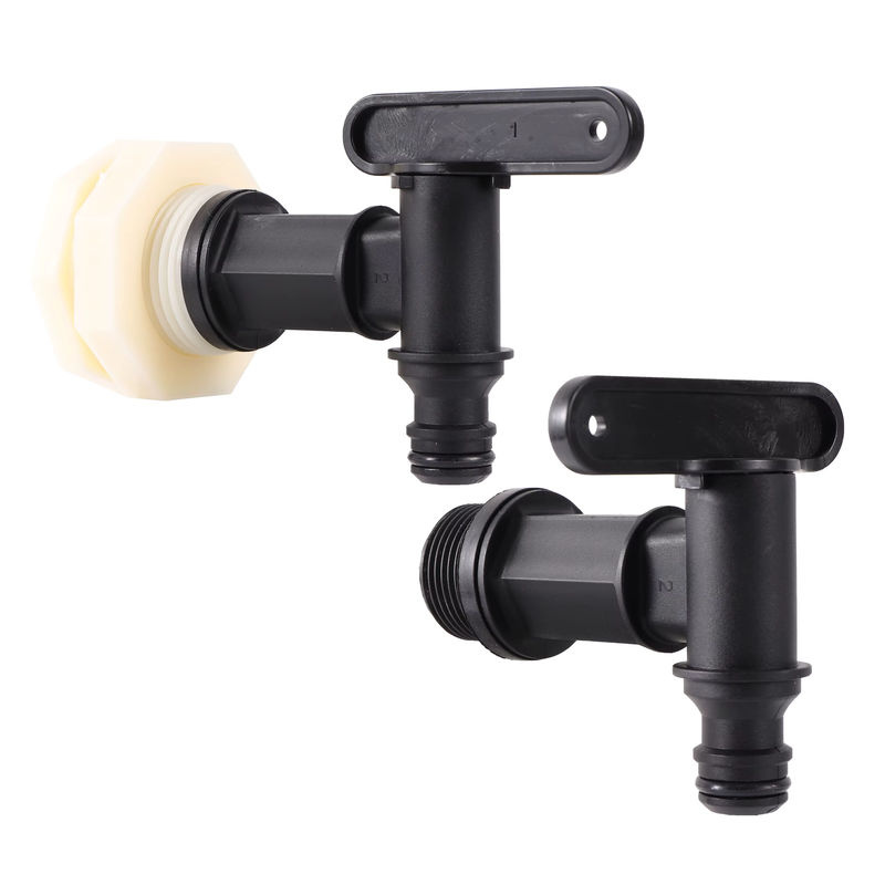 IBC Tank Adapter mit 3/4 Zoll Gewinde und 16mm Nippel aus Kunststoff für Garten und Landwirtschaft - Bild 4