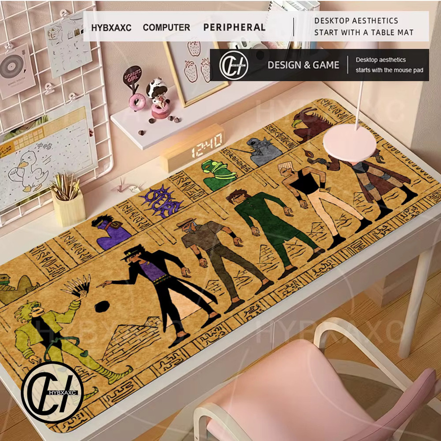 HYBXAXC Jojo Bizarre Adventure Mauspad mit HD-Druck in Multicolour für Gamer und Anime-Fans - Bild 2