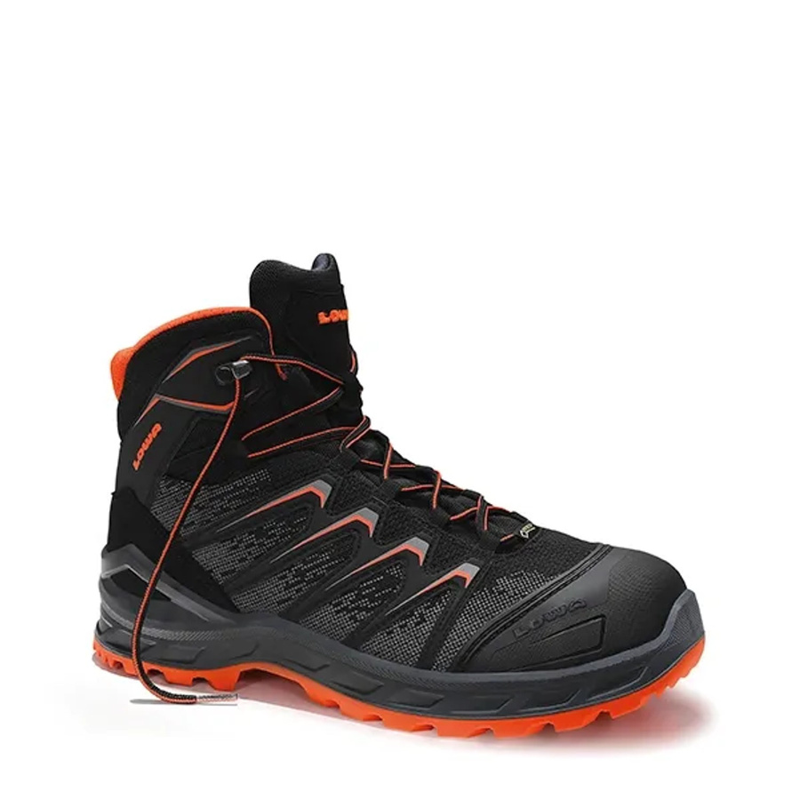 Elten Larrox Work GTX Sicherheitsschnürstiefel S3 Ci in Black/Orange, Größe 39 - Bild 2
