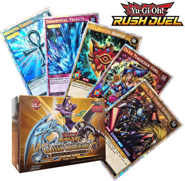 Yu-Gi-Oh Rush Duel DIY-Karten, Glänzende Holografische Karten, 72-teiliges Set, ab 14 Jahren - Bild 1