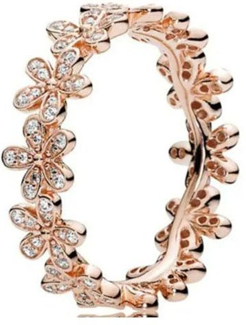 DR-Jewelry Ring 925 Silber, vergoldet, Zirkonia, Doppelband Herz, Damen - Bild 1