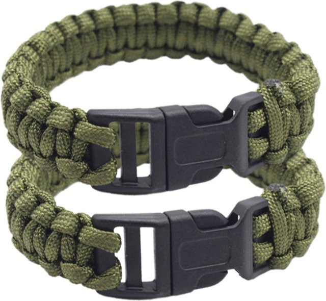 Borobinsky Armbänder, Paracord, Nylon, Schwarz, Unisex - Bild 1