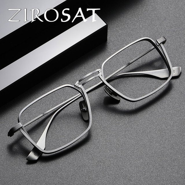 ZIROSAT DLX125 Korrektionsbrille, Vollrand, Titan, Männer - Bild 1
