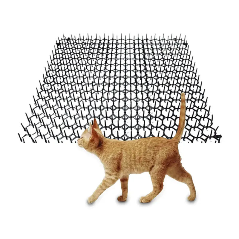 Anti-Katzen Abwehr Matte mit PP Spikes in Schwarz, B/B: 34 x 42 cm, langlebiges Garten-Zubehör - Bild 5