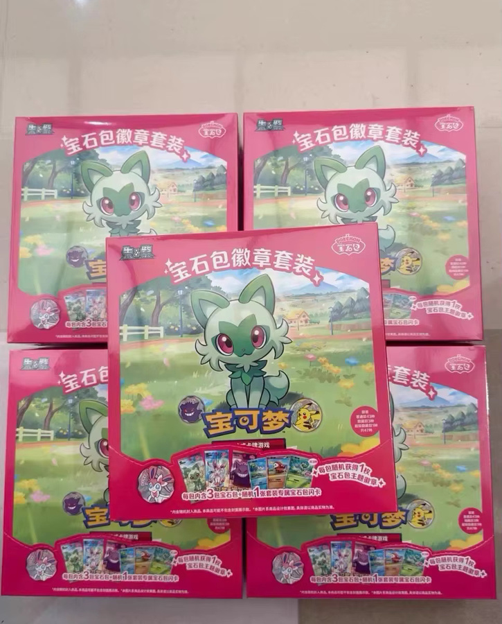 Bandai Pokémon Gem Pack Badge Set Tasche, Sammelkartenbox, Chinesisch, ab 14 Jahren - Bild 3