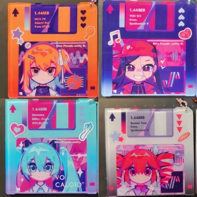 Bandai Project DIVA Hatsune Miku Acryl-Schlüsselanhänger, Zubehör - Bild 1
