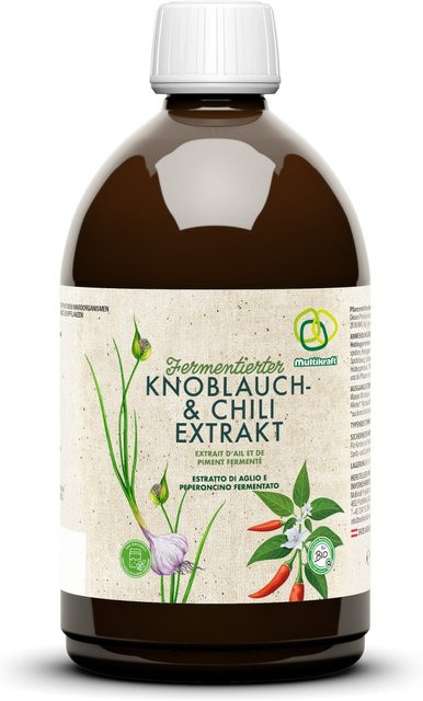 Multikraft Pflanzentonikum Spray mit fermentiertem Knoblauch- und Chiliextrakt für den Gemüsegarten und Ziergarten - Bild 1