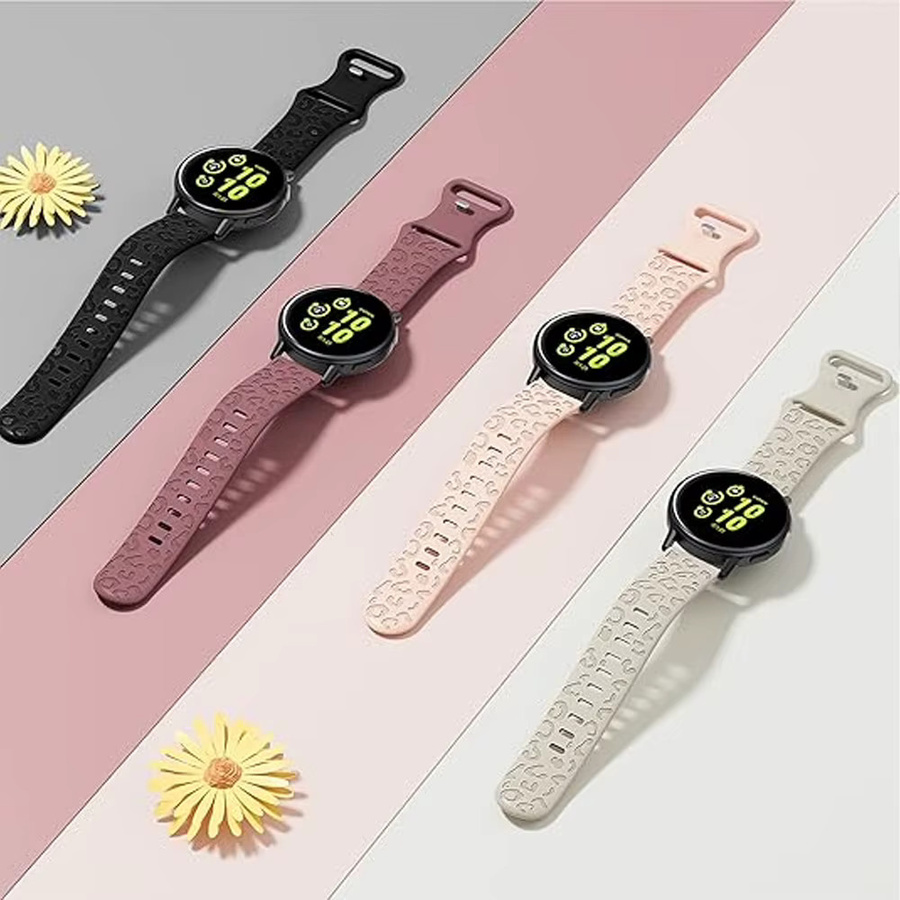 LCAPLE Uhrenarmband Silikon, 20mm, Unisex - Bild 3