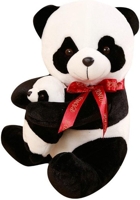 Papa & Baby Panda Plüschtiere, Stofftier Bär, 50cm - Bild 1