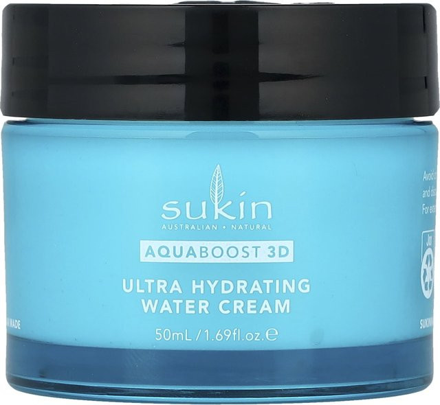 Sukin Lab Aquaboost 3D Wasser Gel Creme, 50 ml, Hyaluronsäure, Niacinamid - Bild 1