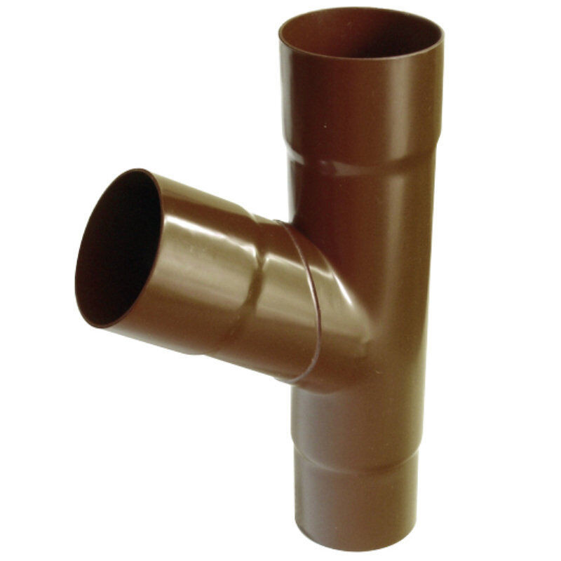 Friedrich von Lien AG Fallrohrabzweig 110/100 mm 60 Grad für 150 mm Kunststoff Dachrinne aus PVC - Bild 1