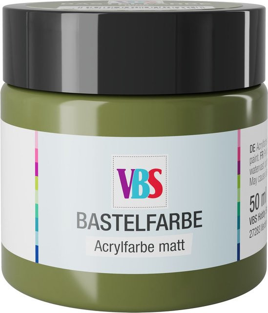 VBS Bastelfarbe Olive 50 ml - Bild 1