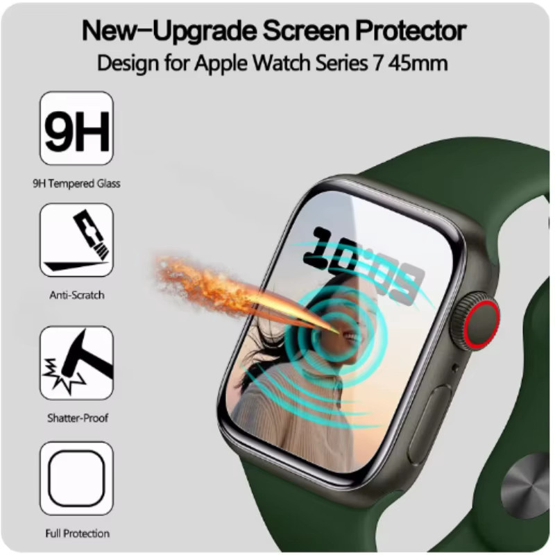 Apple Displayschutzfolie Hydrogelfolie, Silikon, transparent, Unisex - Bild 5