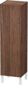 Duravit L-Cube Halbhochschrank in Nussbaum dunkel, Wandmontage, B/T/H: 40 x 36,3 x 132 cm - Bild 1