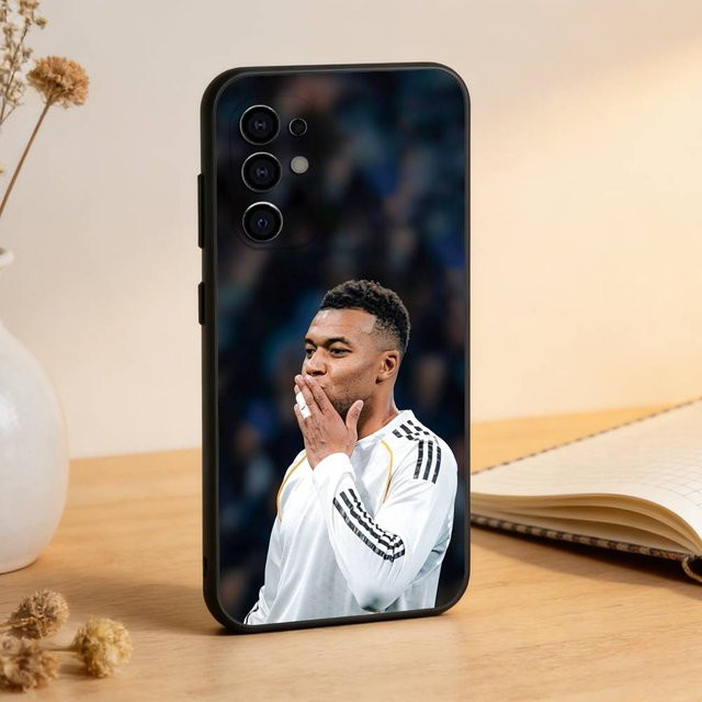 Handyhülle Fußballstar M-MbappeS-S für Samsung Galaxy S25 S24 S23 S22 S21 S20 Ultra Plus FE Lite Note 10 in Schwarz - Bild 1