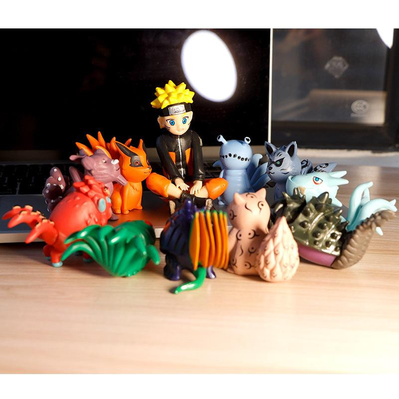 Yiran toy 1 Naruto Actionfiguren 11-teiliges Set PVC Bunt / Mehrfarbig - Bild 2
