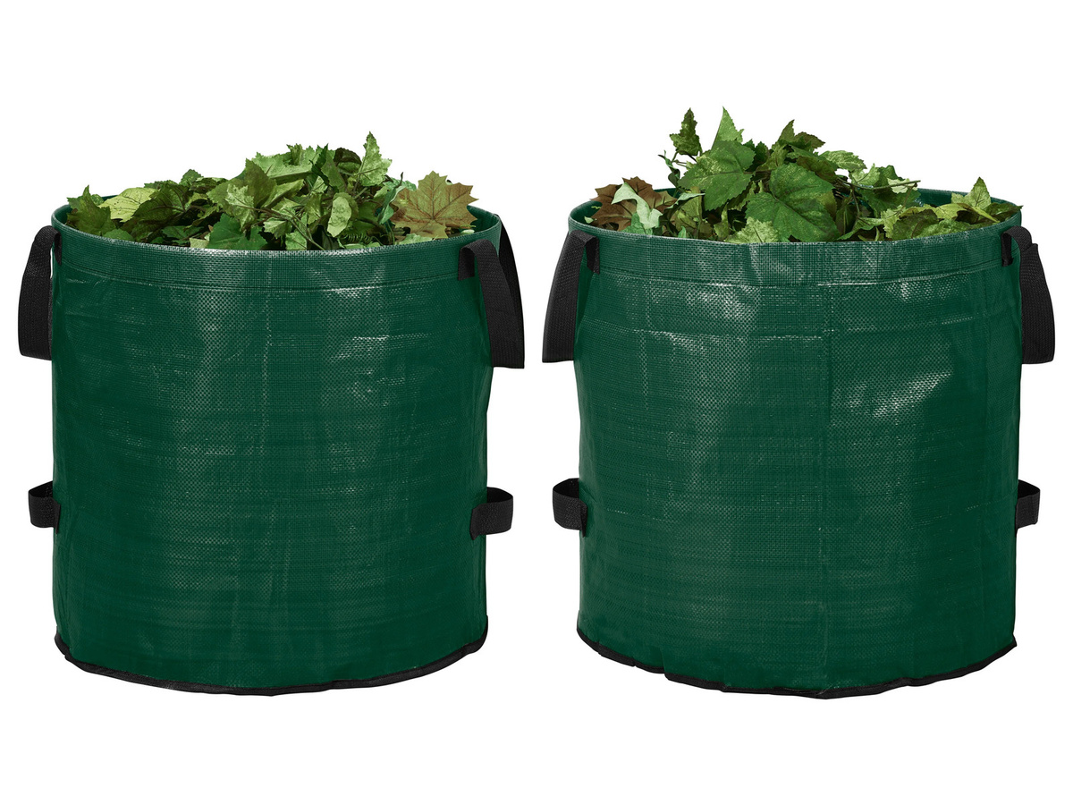 PARKSIDE Gartensack Set 2-teilig aus Kunststoff mit 275 l und 125 l Volumen, rund und faltbar - Bild 2