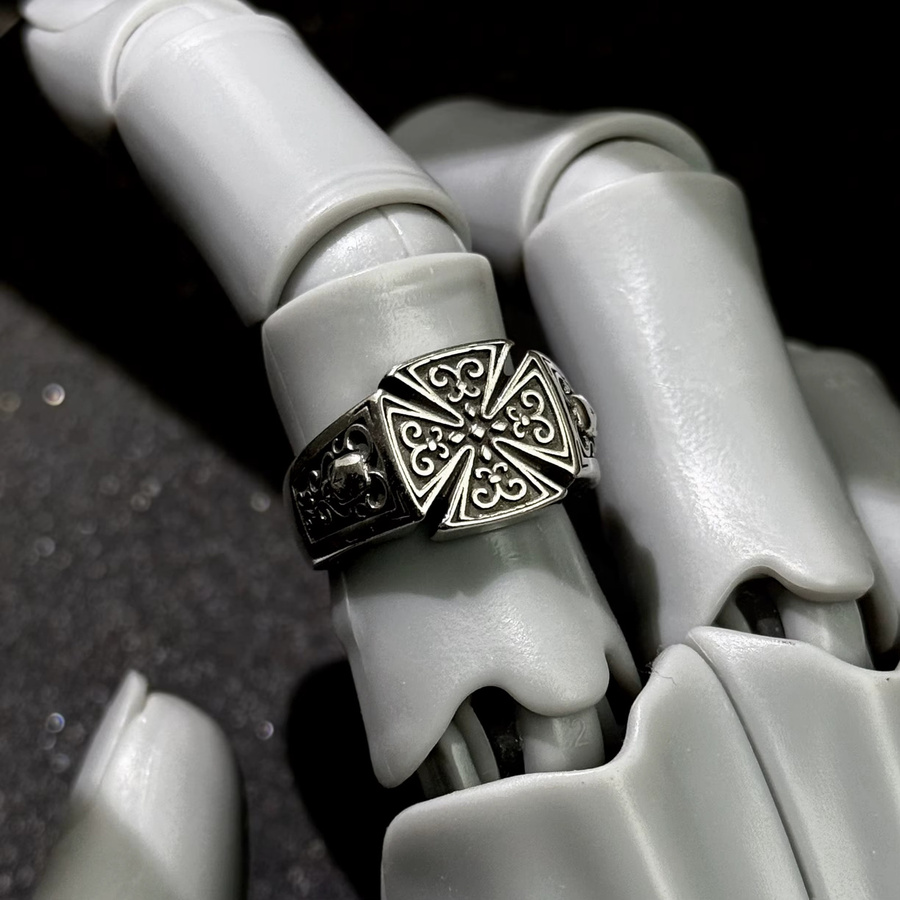 LENNIK Ring, versilbertes Kupfer, Herren, verstellbar, offen - Bild 3