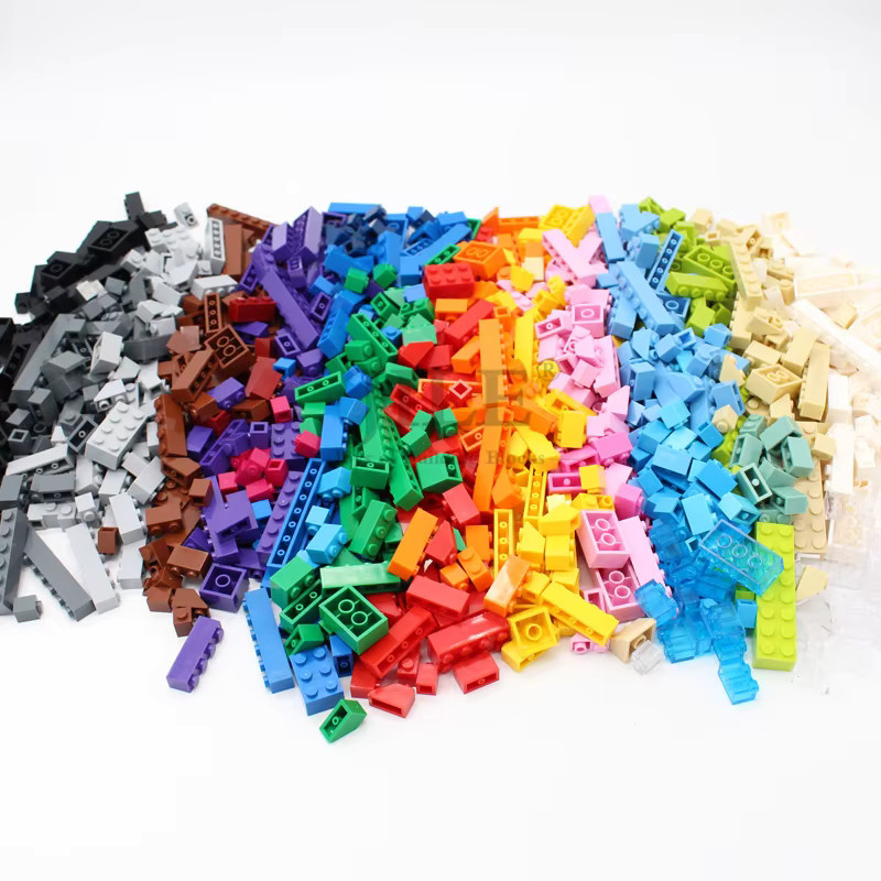 jile MOC Bausteine Ziegel, 100-teiliges Set, Bunt / Mehrfarbig - Bild 3