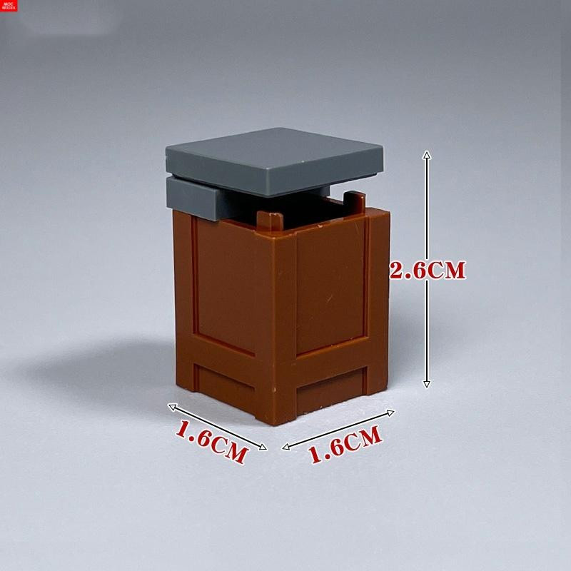 Yiran toy MOC Bausteine Mülltonne Mülleimer Büro Haus Szene ab 6–12 Jahren - Bild 1