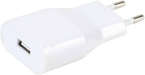 Vivanco USB Ladegerät 1A mit Lightning, Micro-USB und USB-C Anschlüssen in Weiß - Bild 1