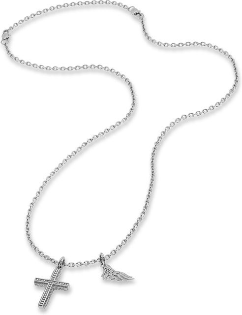 Save Brave Halskette Edelstahl, Silber, Herren, 60 cm - Bild 1