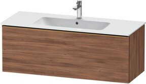 Duravit Waschtischunterschrank D-Neo wandhängend braun matt B: 121 cm, T: 46,2 cm, H: 44 cm - Bild 1