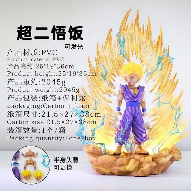 Bandai Dragon Ball Z Super Saiyan 2 Gohan Anime-Figur, Einzelfigur - Bild 1