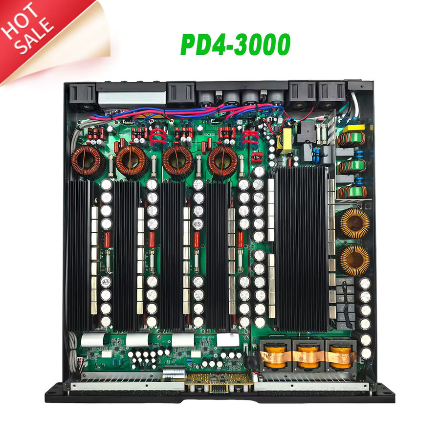 Paulkitson Pd-Serie Klasse-D-Leistungsverstärker 2/4-Kanal mit 4 x 7800 W für Line-Array-Lautsprecher und DJ-Subwoofer - Bild 5