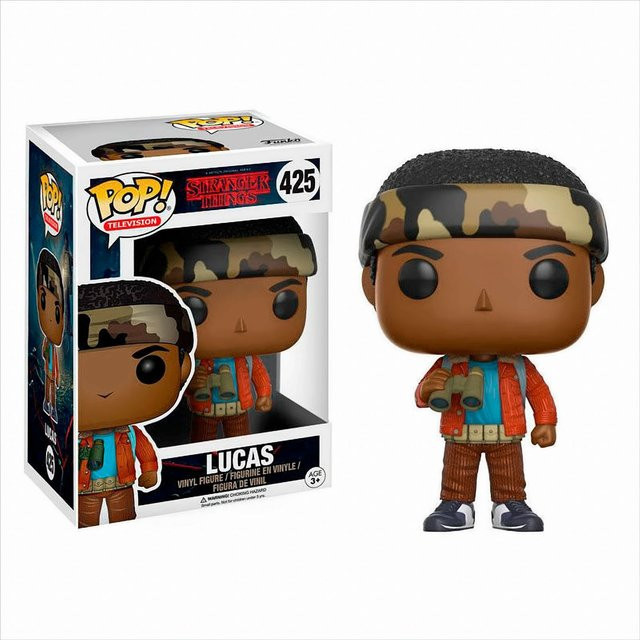 Funko Stranger Things Lucas mit Fernglas Vinyl Figur ab 3 Jahren - Bild 1
