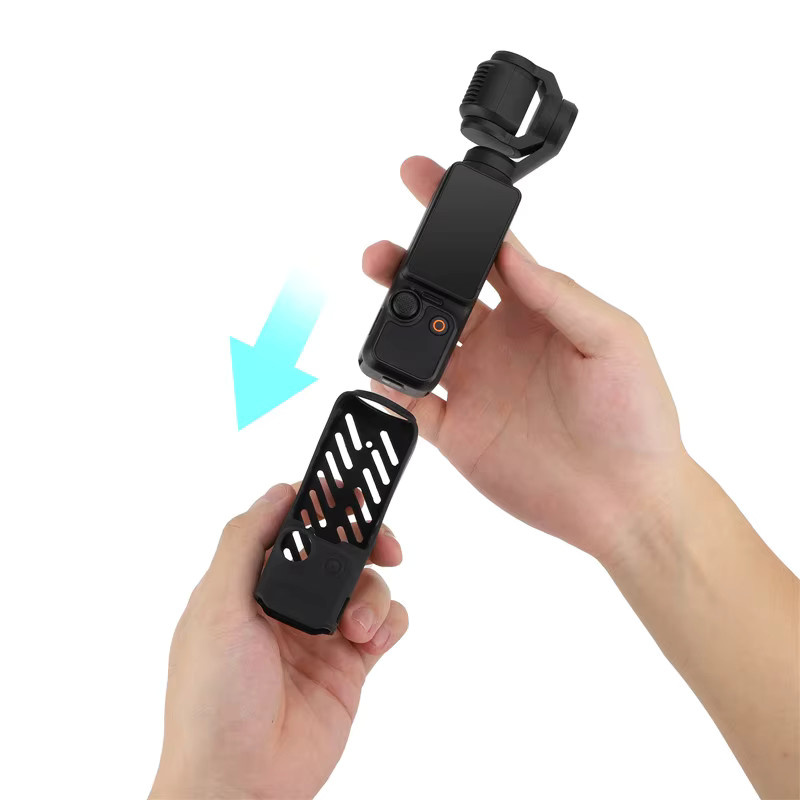 DJI Silikon-Schutzhülle für Pocket 3 und Osmo Pocket 3 in Schwarz - Bild 3
