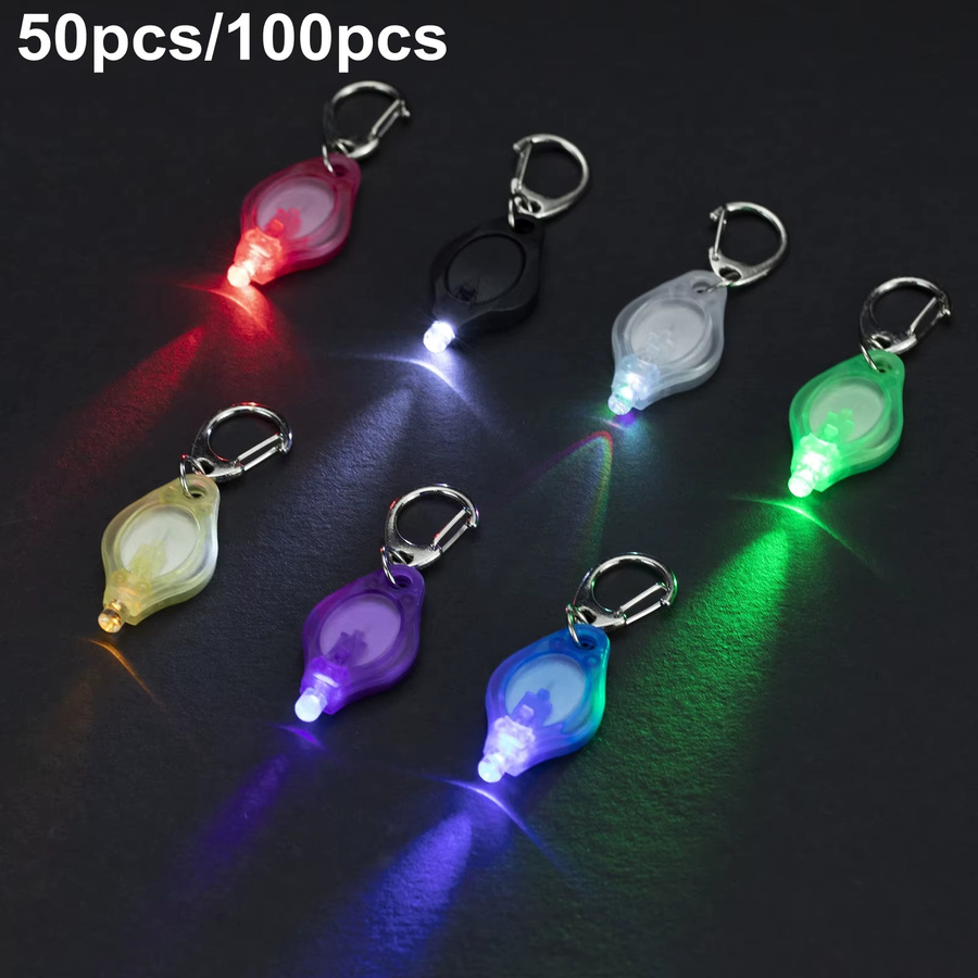 Alonefire Mini-LED-Schlüsselanhänger-Taschenlampe zur Notbeleuchtung in verschiedenen Farben - Bild 2
