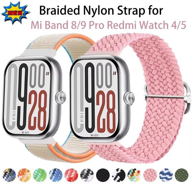 Xiaomi Uhrenarmband Nylon, Schwarz, Unisex - Bild 1