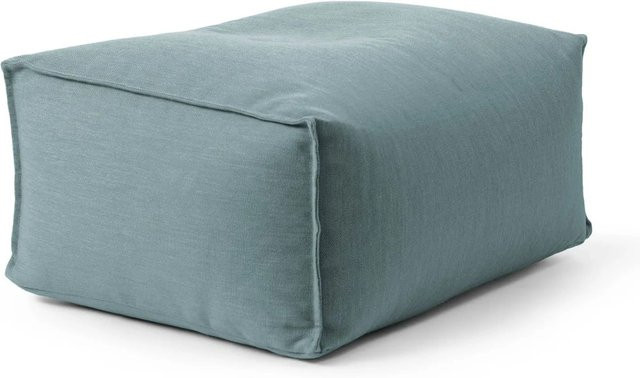 mokebo Outdoor Pouf Sitzhocker in Himmelblau für Garten, Balkon und Terrasse - Bild 1