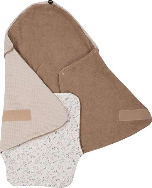 Ullenboom Einschlagdecke aus Waffelpiqué in Beige, wattiert mit 2.5 TOG für Babys - Bild 1