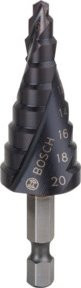 Bosch Stufenbohrer HSS-AlTiN aus Stahl in Anthrazit - Bild 1