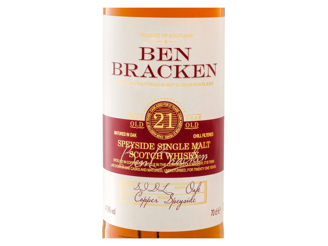 Ben Bracken Speyside Single Malt Scotch Whisky 21 Jahre 0,7 l - Bild 2