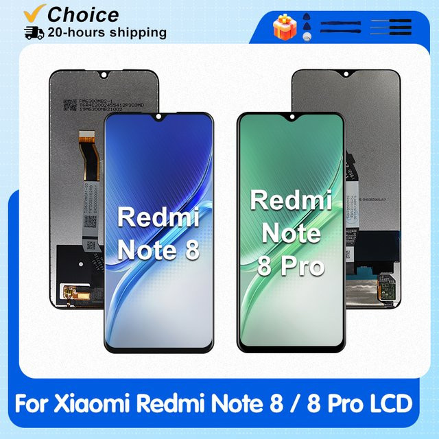 Xiaomi Redmi Note 8 LCD Touchscreen Digitizer Baugruppe in Schwarz für Display-Ersatzteile M1908C3JH M1908C3JG M1908C3JI - Bild 1