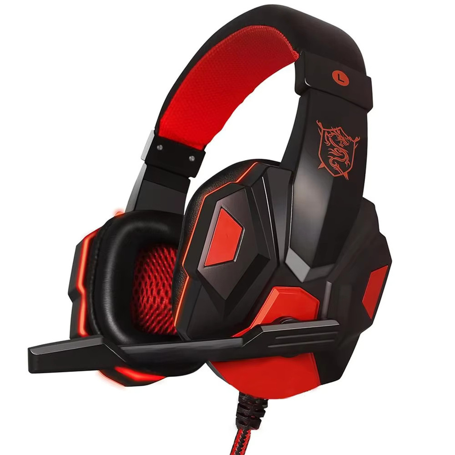 Virwir Gaming Headset mit Kabel und Mikrofon, 3,5-mm-Klinke, Stereo Bass Kopfhörer für PC, PS4, PS5, Xbox und Smartphone, erhältlich in Schwarz oder Weiß - Bild 3
