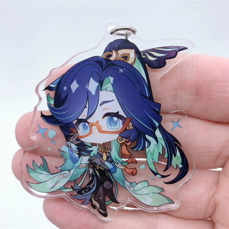 8-teiliges Set Anime-Spiel Chiori Schlüsselanhänger, Unisex - Bild 4