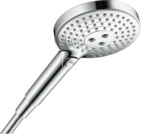 Hansgrohe Axor Handbrause in Chrom mit 3 Strahlarten und Anti-Kalk-Funktion, Durchmesser: 12 cm - Bild 1