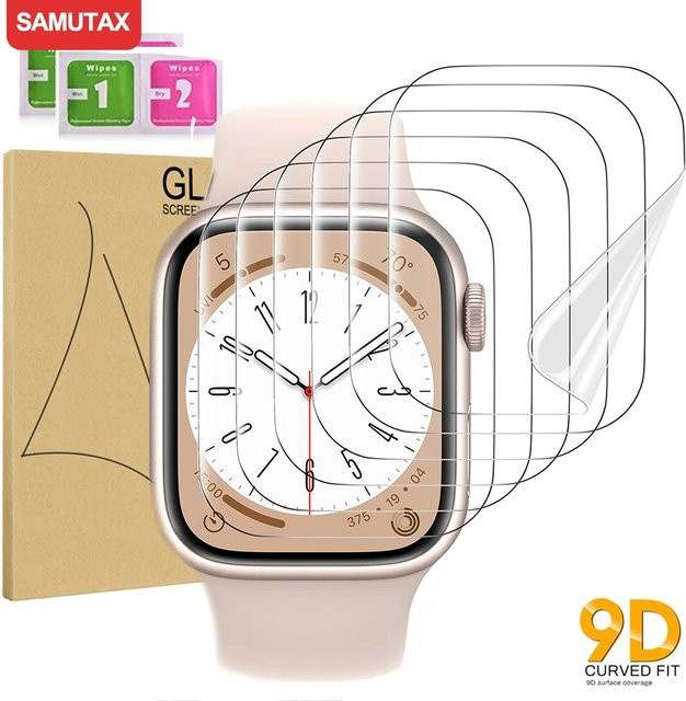 SAMUTAX Displayschutzfolie Glas, Apple Watch, Unisex - Bild 1